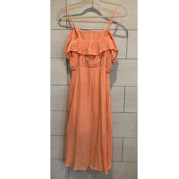 Orange high low dress - Picture 2 of 3